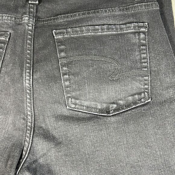 Time and Tru Women's Skinny Jeans High Rise Denim Pants Black Size 12 Petite - Picture 8 of 9